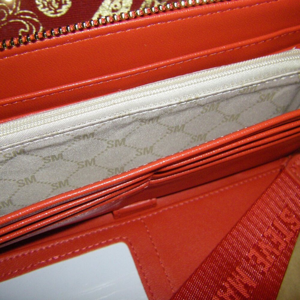 Steve Madden B Zip Large Red Wristlet Lunar New Year Of The Snake NWT - Picture 11 of 12
